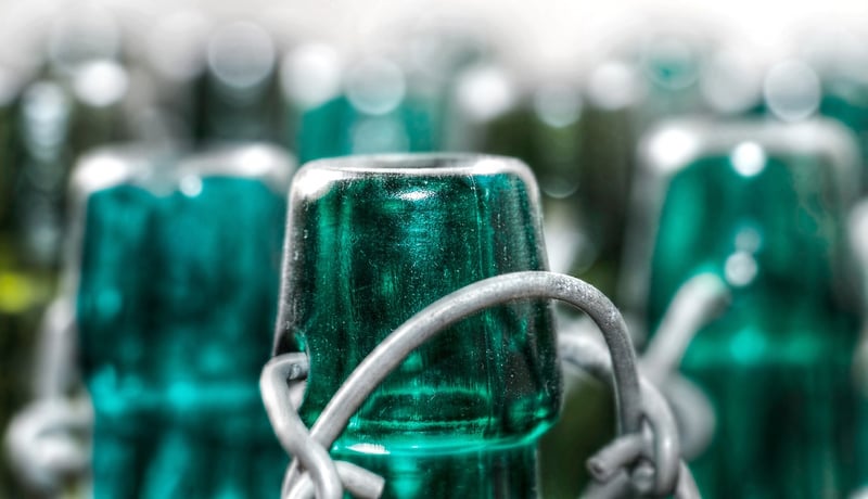 Upcycled Glass Bottles